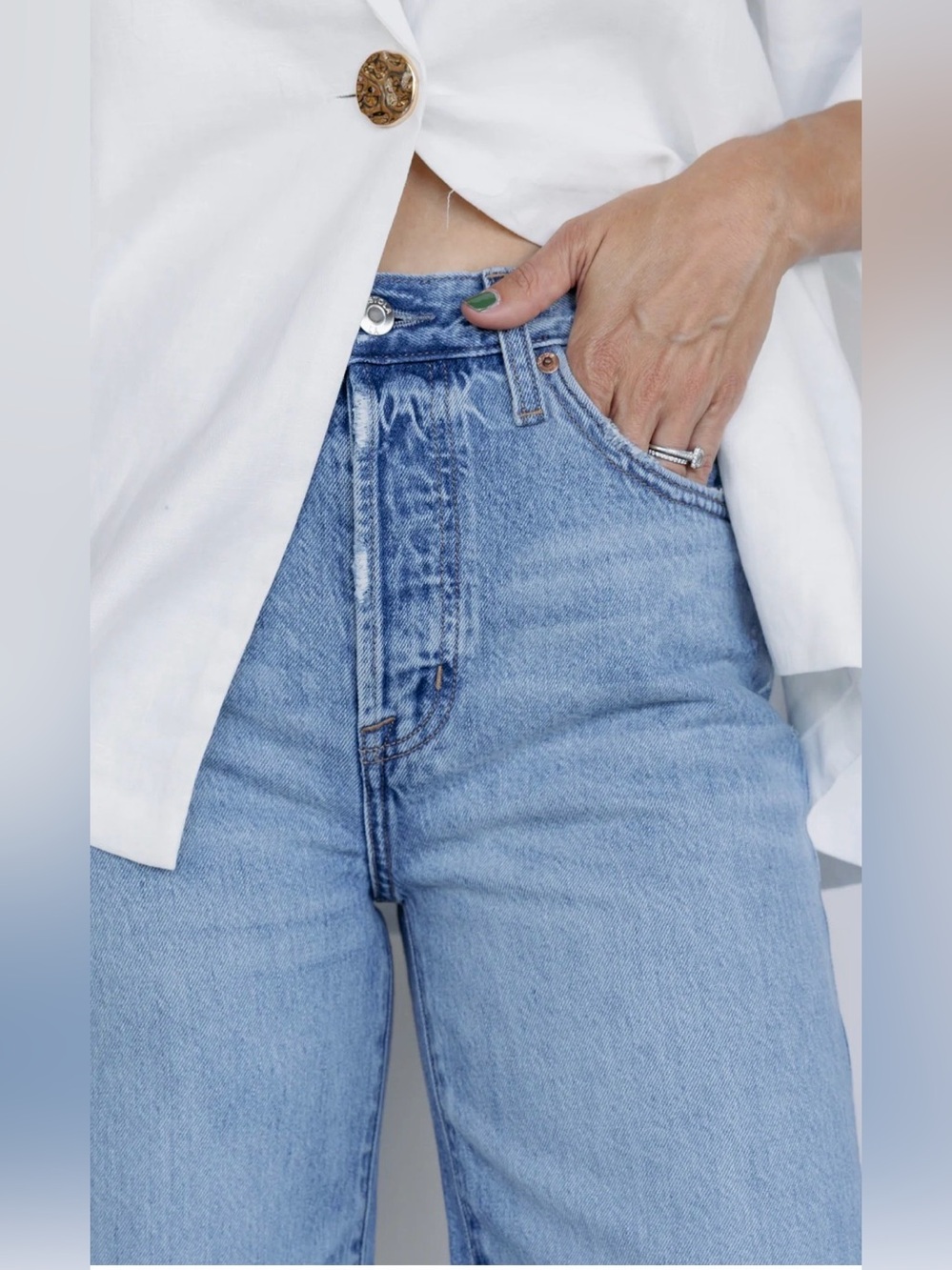 Pistola: Tate High Rise Crop Jeans - size 28 - Picture 5 of 11
